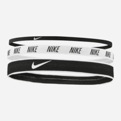 Пов'язка на голову Nike Mixed Width Headbands 3PK чорний, білий Уні One Size N.000.2548.930.OS