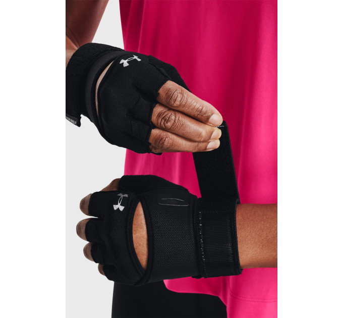 Жіночі Рукавички UA Women's Training Glove Чорний L (1377798-001 L)