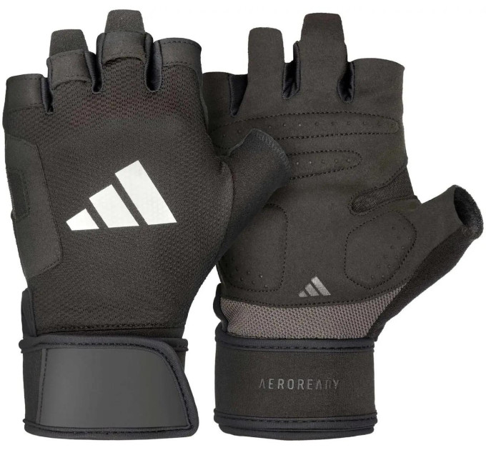 Рукавички для тренінгу Adidas Strength Training Gloves чорний Уні M ADGB-15040 M