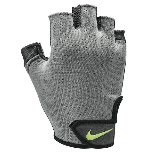 Рукавички для тренінгу Nike M ESSENTIAL FG Сірий, Чорний Чол L (N.LG.C5.044.LG L)