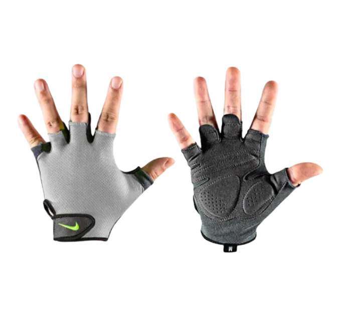 Рукавички для тренінгу Nike M ESSENTIAL FG Сірий, Чорний Чол L (N.LG.C5.044.LG L)