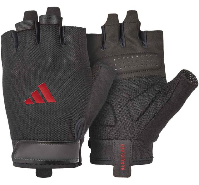 Рукавички для тренінгу Adidas Essential Training Gloves чорний, червоний Уні S ADGB-15001RD S