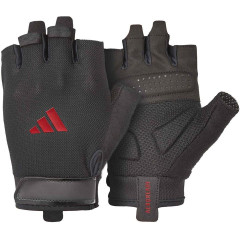 Рукавички для тренінгу Adidas Essential Training Gloves чорний, червоний Уні XS ADGB-15000RD XS