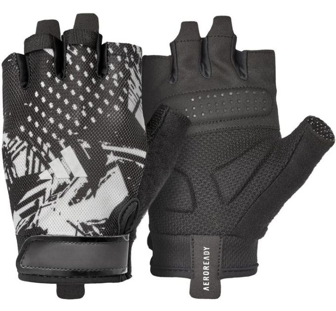 Рукавички для тренінгу Adidas Essential Training Gloves чорний, сірий Уні M ADGB-15002AB M