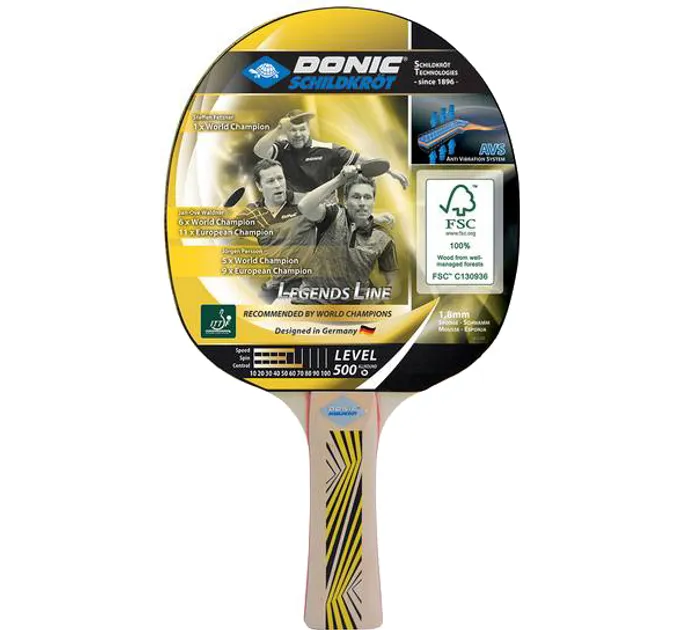 Ракетка для пінг-понгу Donic Legends 500 FSC 714407 Ракетка для пінг-понгу Donic Legends 500 FSC 714407