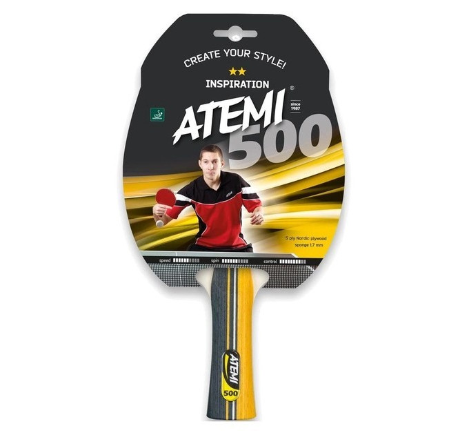 Ракетка для настільного тенісу ATEMI 500C 10041 Ракетка для настільного тенісу ATEMI 500C 10041