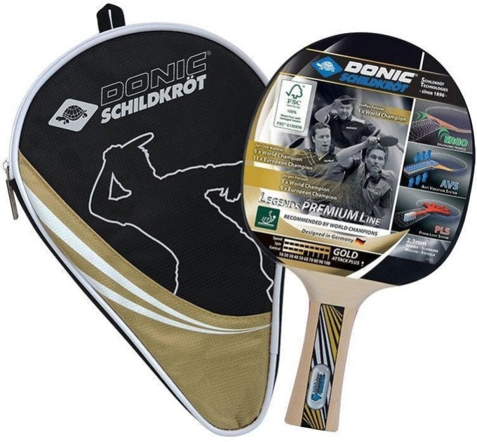 Набір для пінг-понгу Donic Legends Gold 754431 Набір для пінг-понгу Donic Legends Gold 754431
