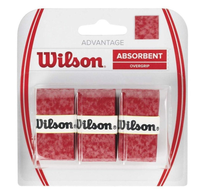 Намотка Wilson Advantage overgrip Red 3pack (WRZ4033)