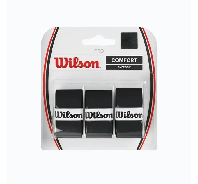 Обмотка Wilson pro overgrip Black 3pack (WRZ4014)