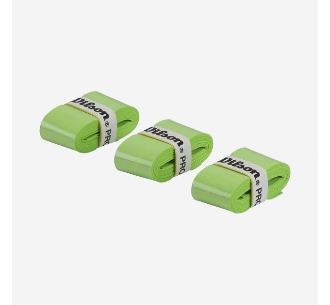 Обмотка Wilson pro overgrip blade green 3pack WRZ470810