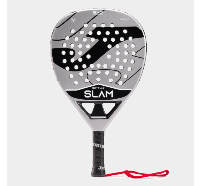 Ракетка для падел тенісу Joma Slam grey with cover 401577.251 Ракетка для падел тенісу Joma Slam grey with cover 401577.251