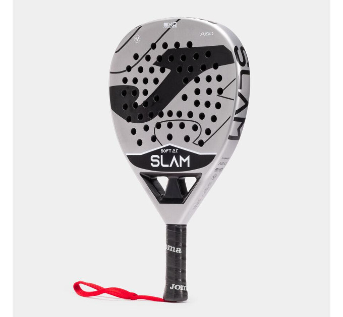 Ракетка для падел тенісу Joma Slam grey with cover 401577.251