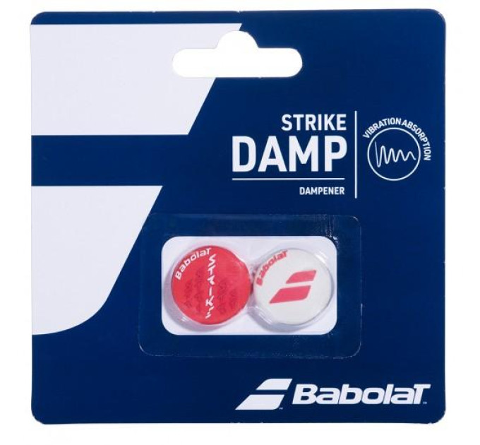 Віброгасник Babolat Strike damp X 2 Червоний Білий (700124-100)