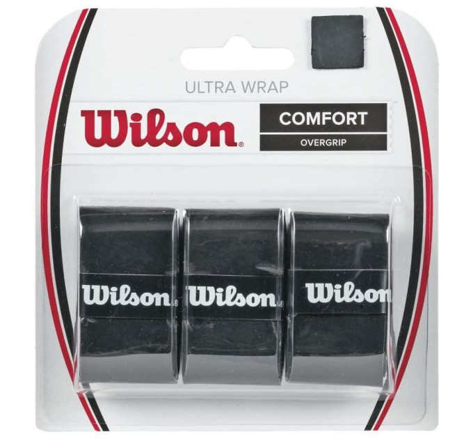 Обмотка Wilson Ultra Wrap overgrip Чорний (WRZ403000)