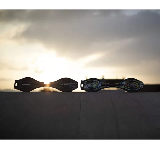 Вейвборд Schildkröt Waveboard Good Vibes Graffiti Чорний Мультиколор Max: 80 кг (510801)