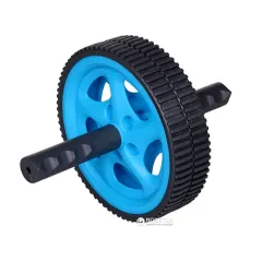 Ролик для преса LiveUP EXERCISE WHEEL чорний, сірий 18см LS3160B