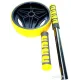 Ролик для пресу LiveUP EXERCISE WHEEL жовтий 19см LS3371
