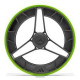 Ролик для пресу Adidas Performance Ab Wheel чорний, салатовий Уні OFSM ADAC-11407