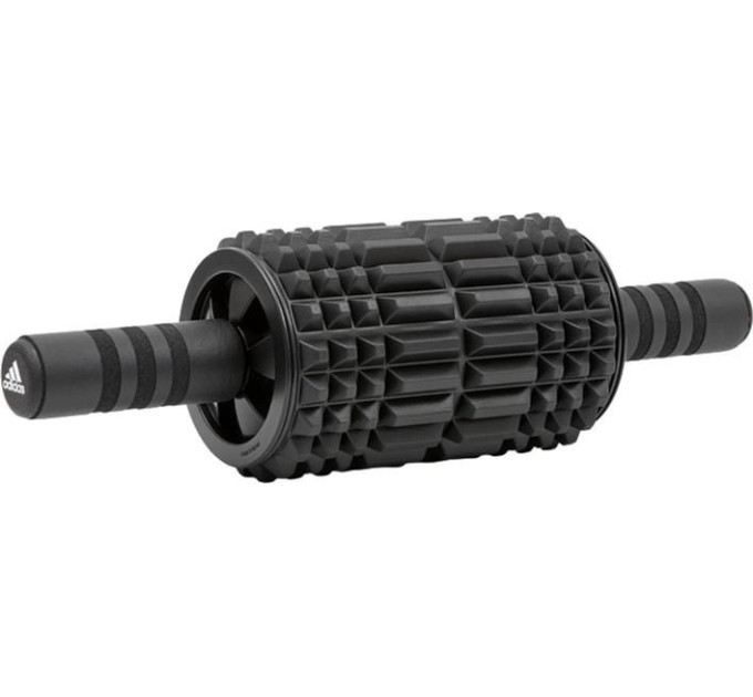 Колесо для пресу Adidas Foam Ab Roller чорний Уні 44 x 12,8 x 12,8 см ADAC-11405
