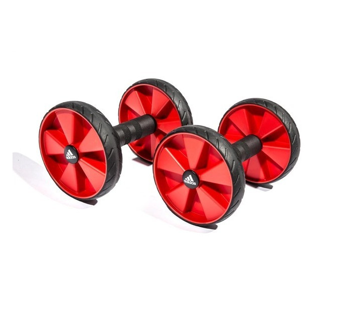 Ролики для пресу Adidas Core Rollers червоний Уні One Size ADAC-11604