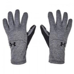 Рукавички UA Storm Fleece Gloves сірий, чорний Чол SM 1365958-025 SM