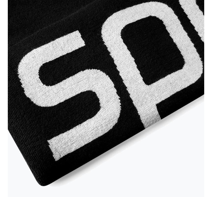 Рушник Speedo LOGO TOWEL AU Чорний, Білий 75 х 145 см (8-00413510703)