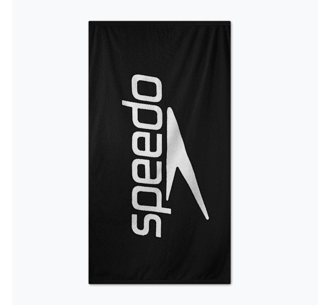 Рушник Speedo LOGO TOWEL AU Чорний, Білий 75 х 145 см (8-00413510703)