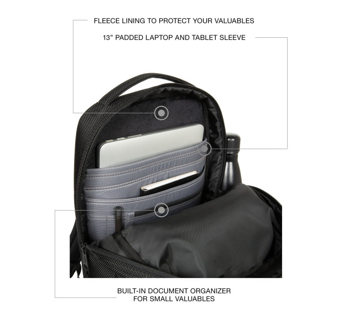 Рюкзак Eastpak TECUM S Чорний One size (7dEK0A5BAA80W One size)