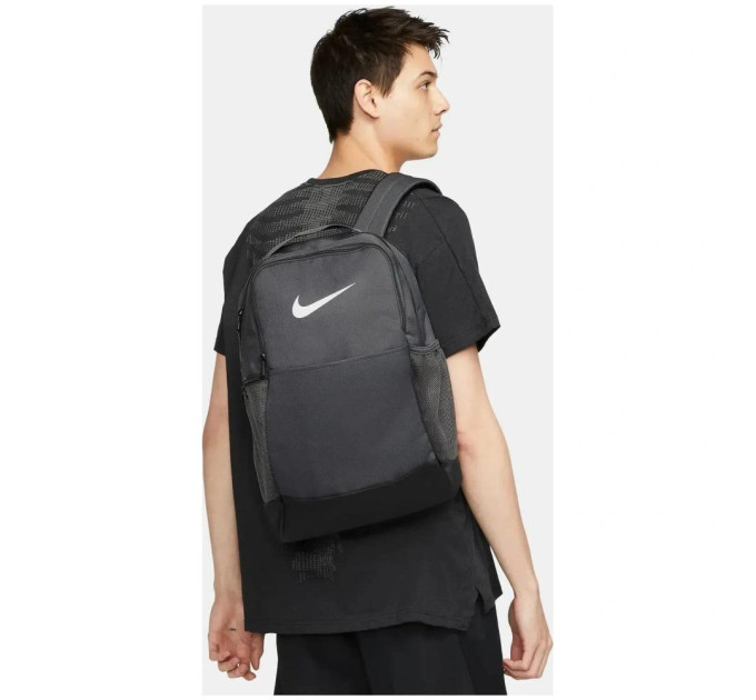 Рюкзак Nike NK BRSLA M BKPK - 9.5 24L Сірий 46 х 30 х 18 см (DH7709-068)