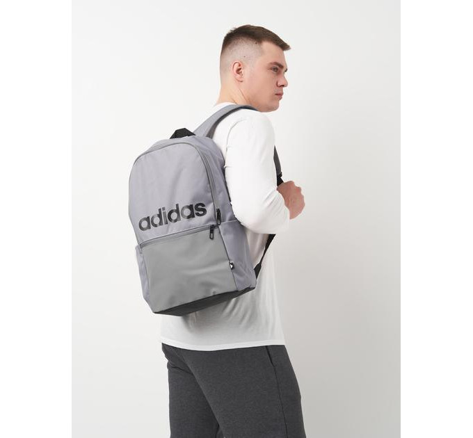 Рюкзак Adidas Classic Daily Backpack 22.75L сірий Уні 16x27x46 см IS7066