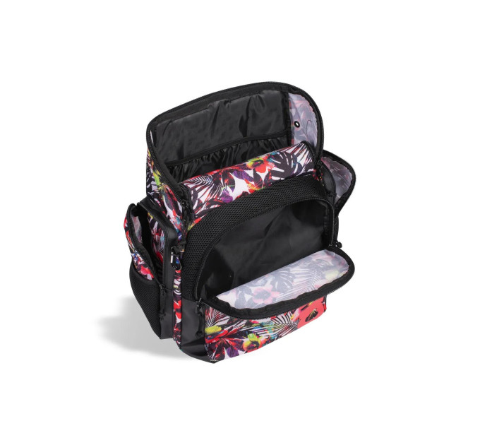 Рюкзак Arena SPIKY III BACKPACK 35 ALLOVER 35L Чорний, Червоний 30 x 23 x 46 см (006273-129)