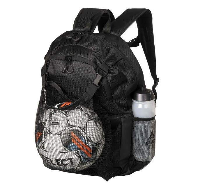 Рюкзак Select Milano з сіткою для м'яча чорний Уні 48х32х16см 815090-010