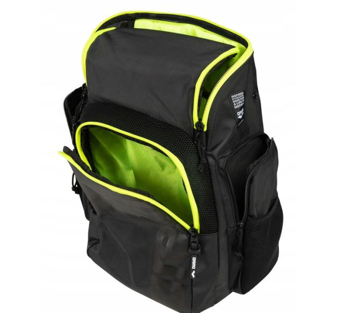 Рюкзак Arena BACKPACK 35L Чорний, Жовтий 46х30х23 см (005597-101)