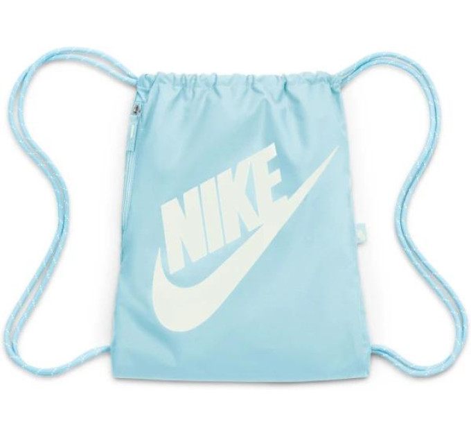 Рюкзак-мішок Nike NK HERITAGE DRAWSTRING 13L блакитний Уні 33х43 см DC4245-476 Рюкзак-мішок Nike NK HERITAGE DRAWSTRING 13L блакитний Уні 33х43 см DC4245-476