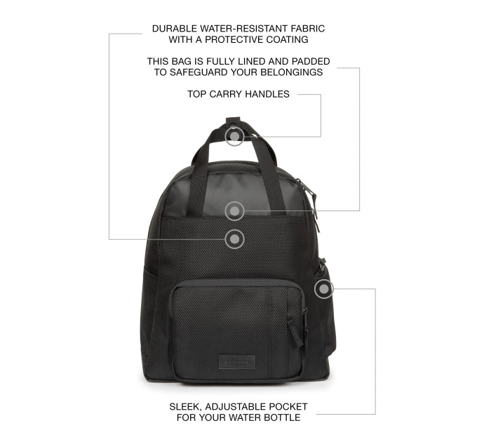 Рюкзак Eastpak TECUM W Чорний One size (7dEK0A5B9X80W One size)