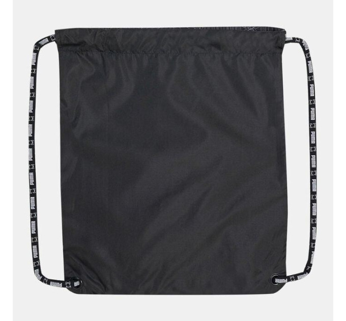 Рюкзак-мішок Puma Basketball Gym Sac 16L Чорний 37,5x43 см (079207-04)