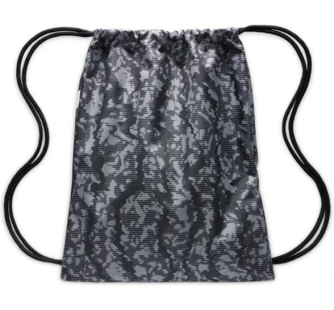 Рюкзак-мішок Nike Y NK DRAWSTRING - CAT AOP FA24 12L чорний, сірий 35х46 см FZ2544-060