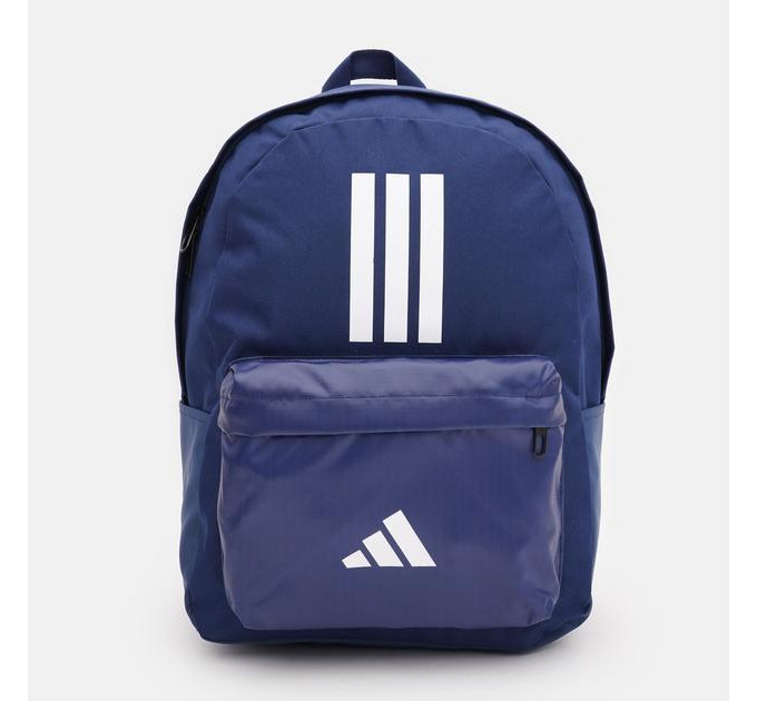 Рюкзак Adidas CLSC BARS 3S 27,5L темно-синій, білий Уні 15х31х44 см IS7041 Рюкзак Adidas CLSC BARS 3S 27,5L темно-синій, білий Уні 15х31х44 см IS7041