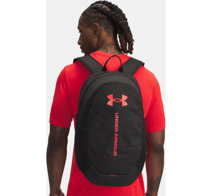 Рюкзак UA Hustle Lite Backpack 26,5L чорний Унісекс 31 х 47 х 17 см 6000399-002