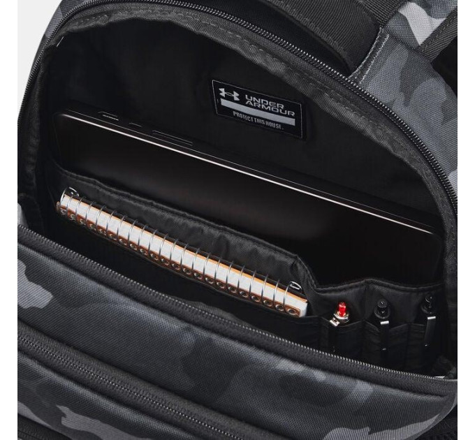 Рюкзак UA Hustle 6.0 Backpack 29L Чорний 51х32х17 см (1384672-001)