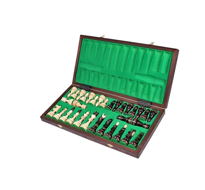 Великі шахи Індійські подарункові 54 на 54 см Натуральне дерево MADON INDYYSKIE (119)