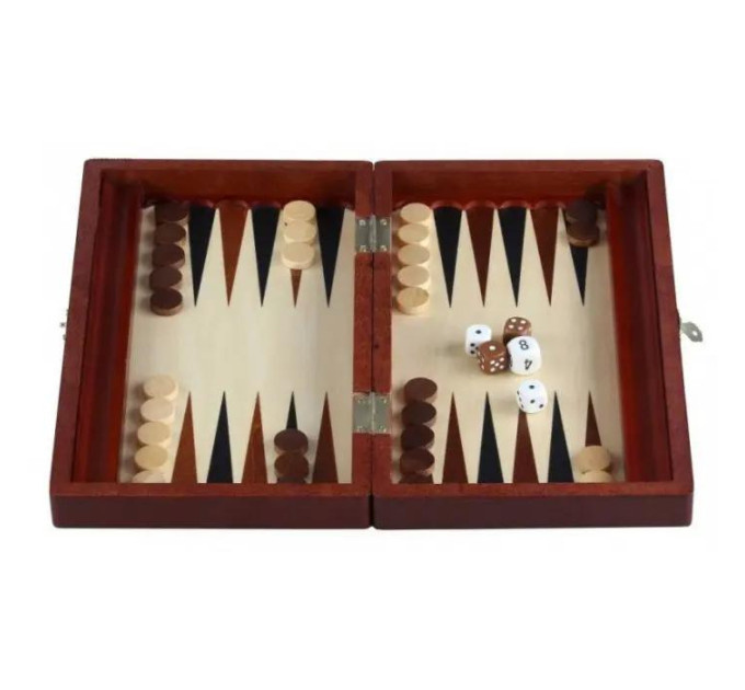 Нарди Madon BACKGAMMON MALE чорний, коричневий, бежевий Уні 28х33 см MD182 Нарди Madon BACKGAMMON MALE чорний, коричневий, бежевий Уні 28х33 см MD182