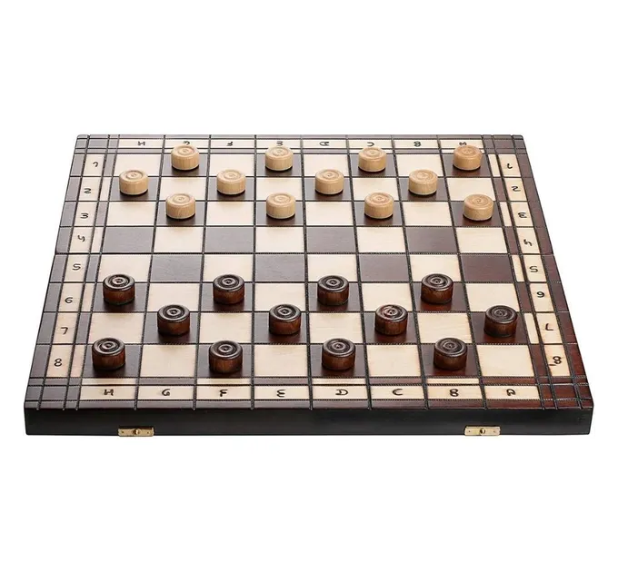 Набір шахи 2в1 дерев'яні комплект подарункові з натурального дерева на подарунок 50 на 50 MADON (165)