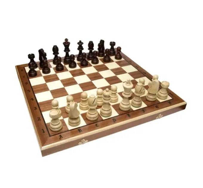 Шахи MADON Турнірні інтарсія №7 Коричневий, Бежевий 50х50см (MD97)