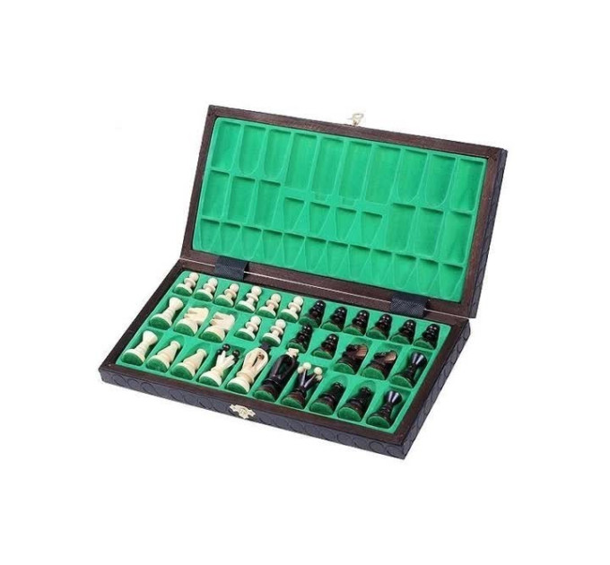 Шахи MADON Королівські середні чорний, бежевий Уні 35х35см арт 112 MD112