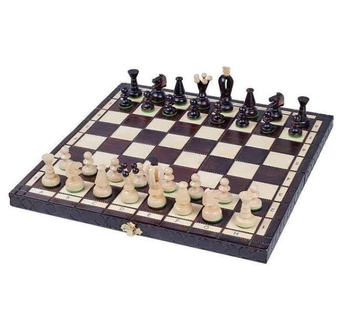 Шахи MADON Королівські середні чорний, бежевий Уні 35х35см арт 112 MD112