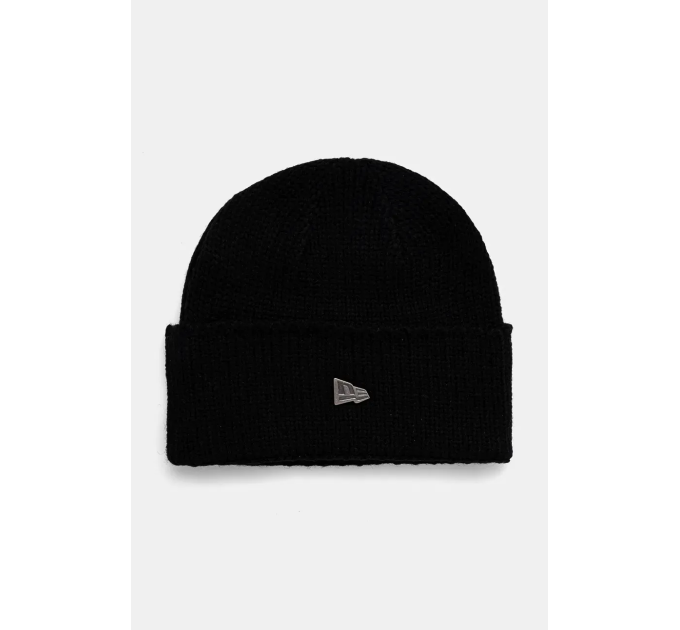 Шапка New Era NE WIDE BEANIE Чорний One Size (7d60565447)