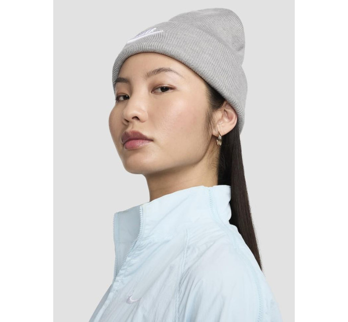 Шапка Nike U NK PEAK BEANIE TC FUT F24 Сірий One Size (7dHF0186-063)