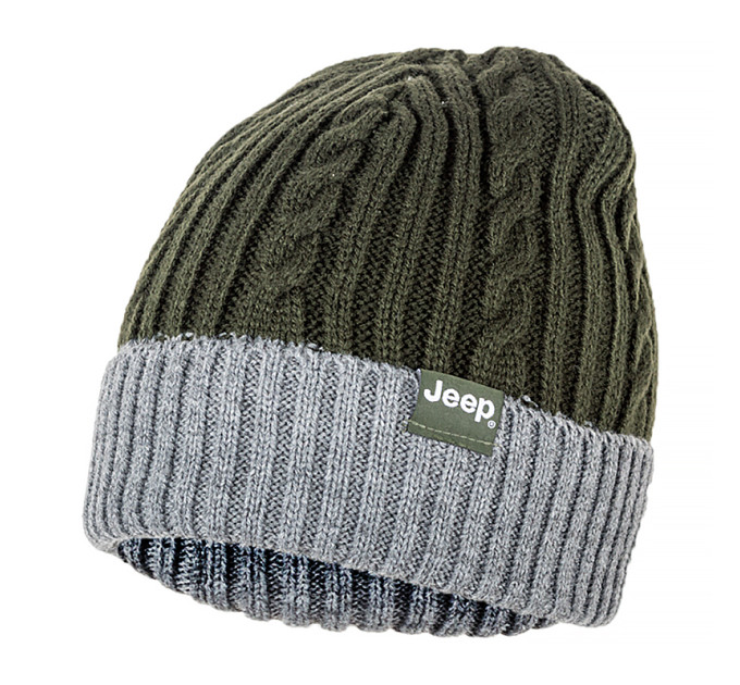 Чоловіча Шапка JEEP TWISTED TRICOT HAT J22W Різнокольоровий One size (O102602-E858)