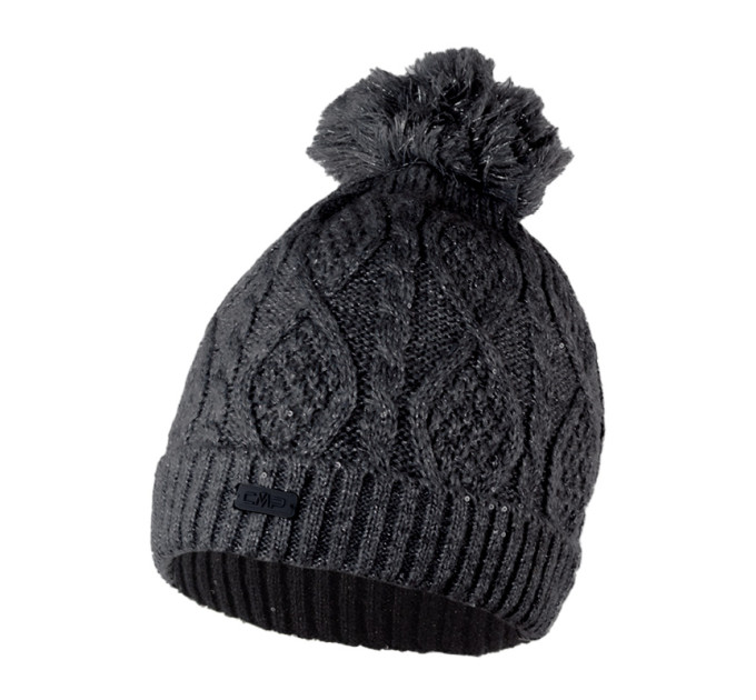 Жіноча Шапка CMP WOMAN KNITTED HAT Чорний One size (5505608-U901)